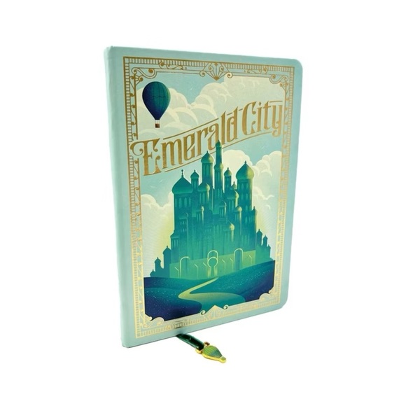 NEW Wicked: Emerald City Journal with Ribbon Charm - Picture 1 of 1